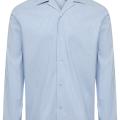 Pyjamashirt | Bambus-Viskose | blau gestreift -JBS of Denmark Men