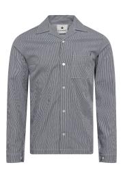 Pyjamashirt | Bambus-Viskose | navy gestreift -JBS of Denmark Men