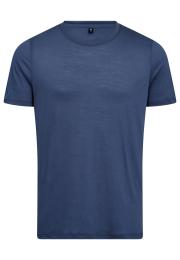 T-Shirt | 100% Bio-Wolle | blau -JBS of Denmark Men