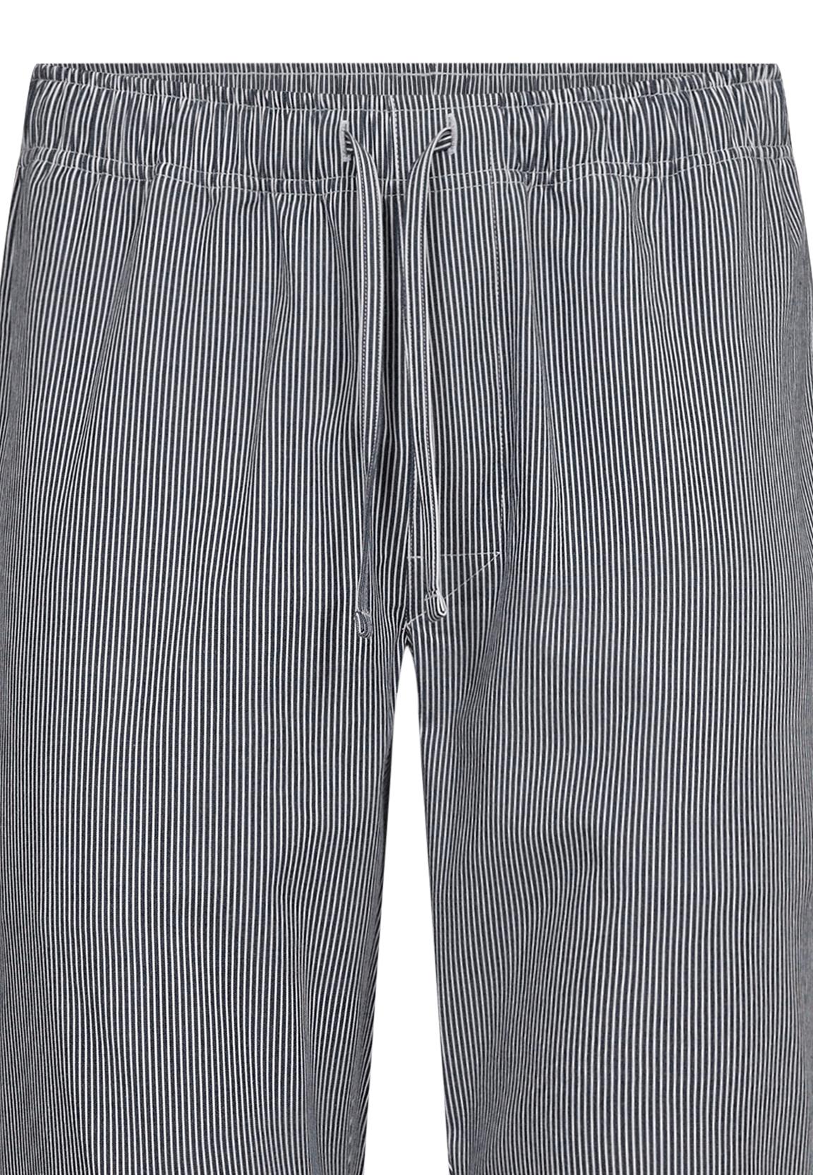 Pyjamahose, Bambus-Viskose, navy gestreift
