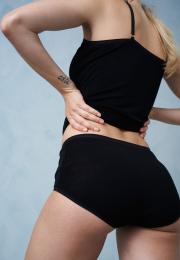 Trägertop | 100% Bio-Wolle | schwarz -JBS of Denmark Women