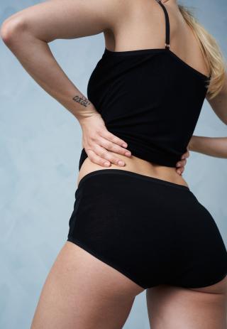 Taillenslip | 100% Wolle | schwarz -JBS of Denmark Women