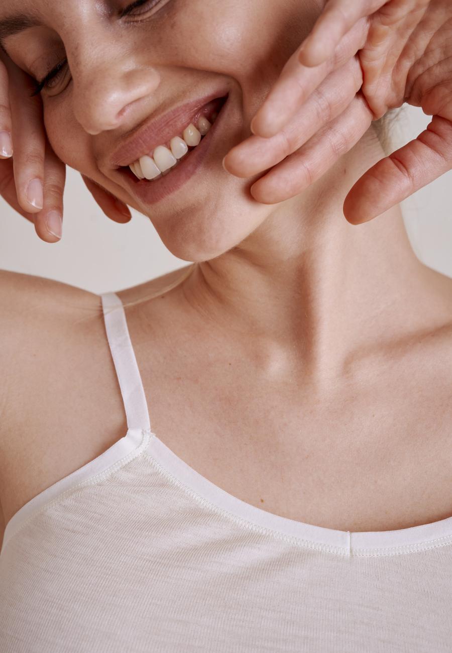 Trägertop | 100% Bio-Wolle | elfenbein -JBS of Denmark Women