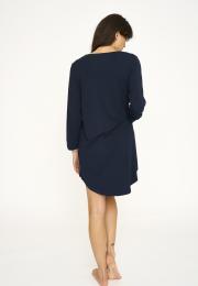 Big-Shirt, Langarm | Bambus-Viskose | navy -JBS of Denmark Women
