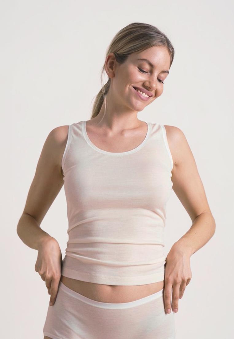 Tanktop | 100% Bio-Wolle | elfenbein -JBS of Denmark Women