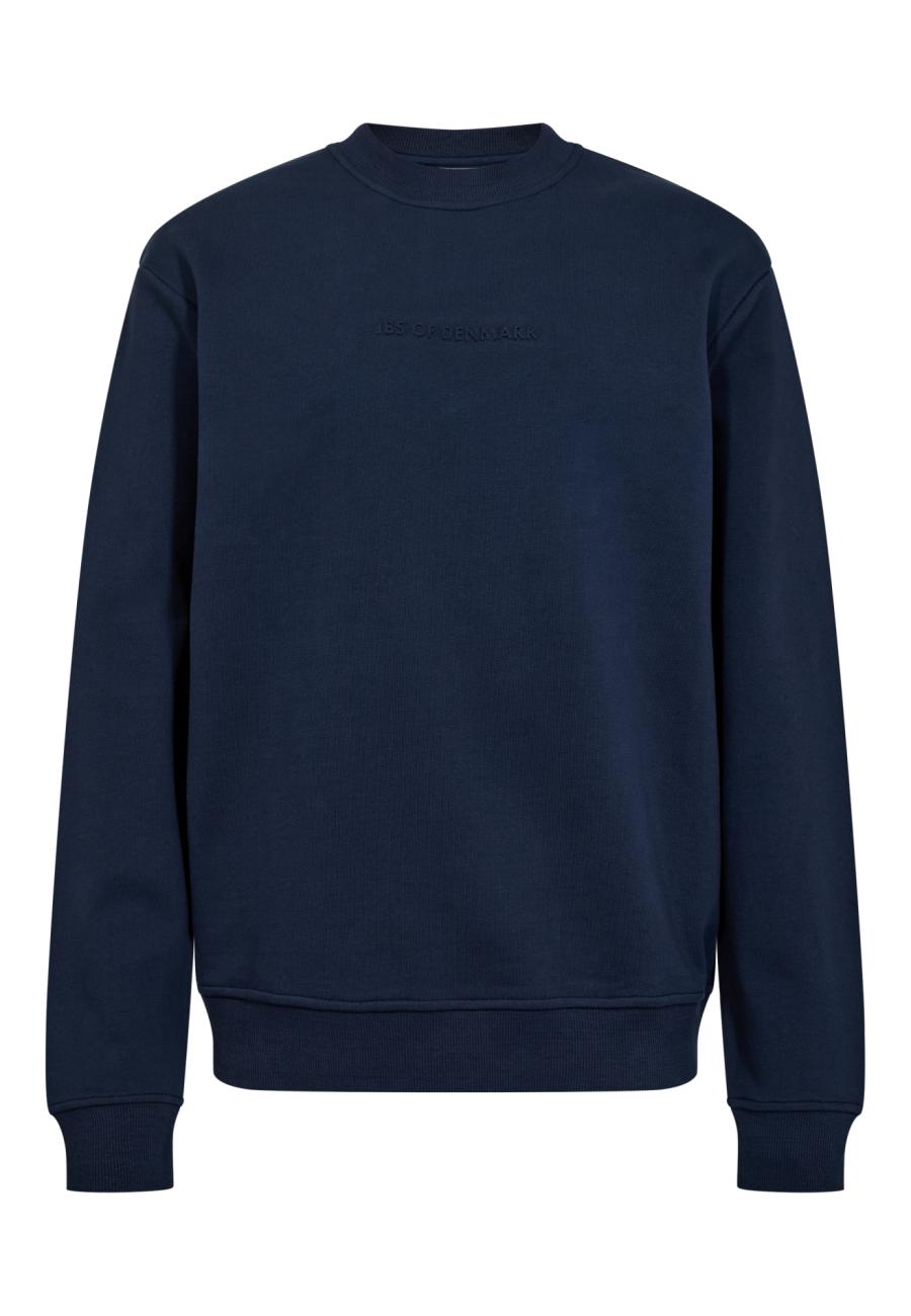 Sweatshirt, Schriftzug | 100% Bio-Baumwolle | navy -JBS of Denmark Men