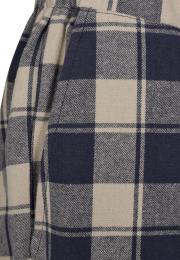 Pyjamahose, Flanell | 100% Bio-Baumwolle | blau kariert -JBS of Denmark Women