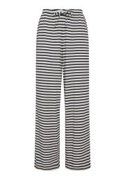 Loungehose, Ripp | Bambus-Viskose | blau gestreift -JBS of Denmark Women