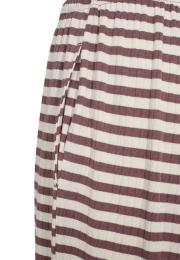 Loungehose, Ripp | Bambus-Viskose | dunkelrosa gestreift -JBS of Denmark Women