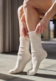 Strümpfe | Wolle | weiß -JBS of Denmark Women