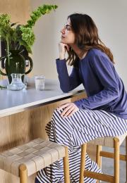 Langarm-Shirt | Bio-Bambus-Viskose | lavendel -JBS of Denmark Women