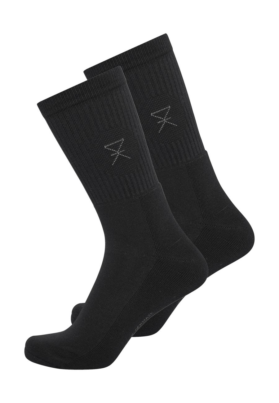 Tennissocken, 2er-Pack | Bambus-Viskose | schwarz -JBS of Denmark Men