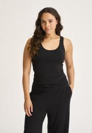 Top breite Träger m. Support | Bambusviskose | Schwarz -JBS of Denmark Women