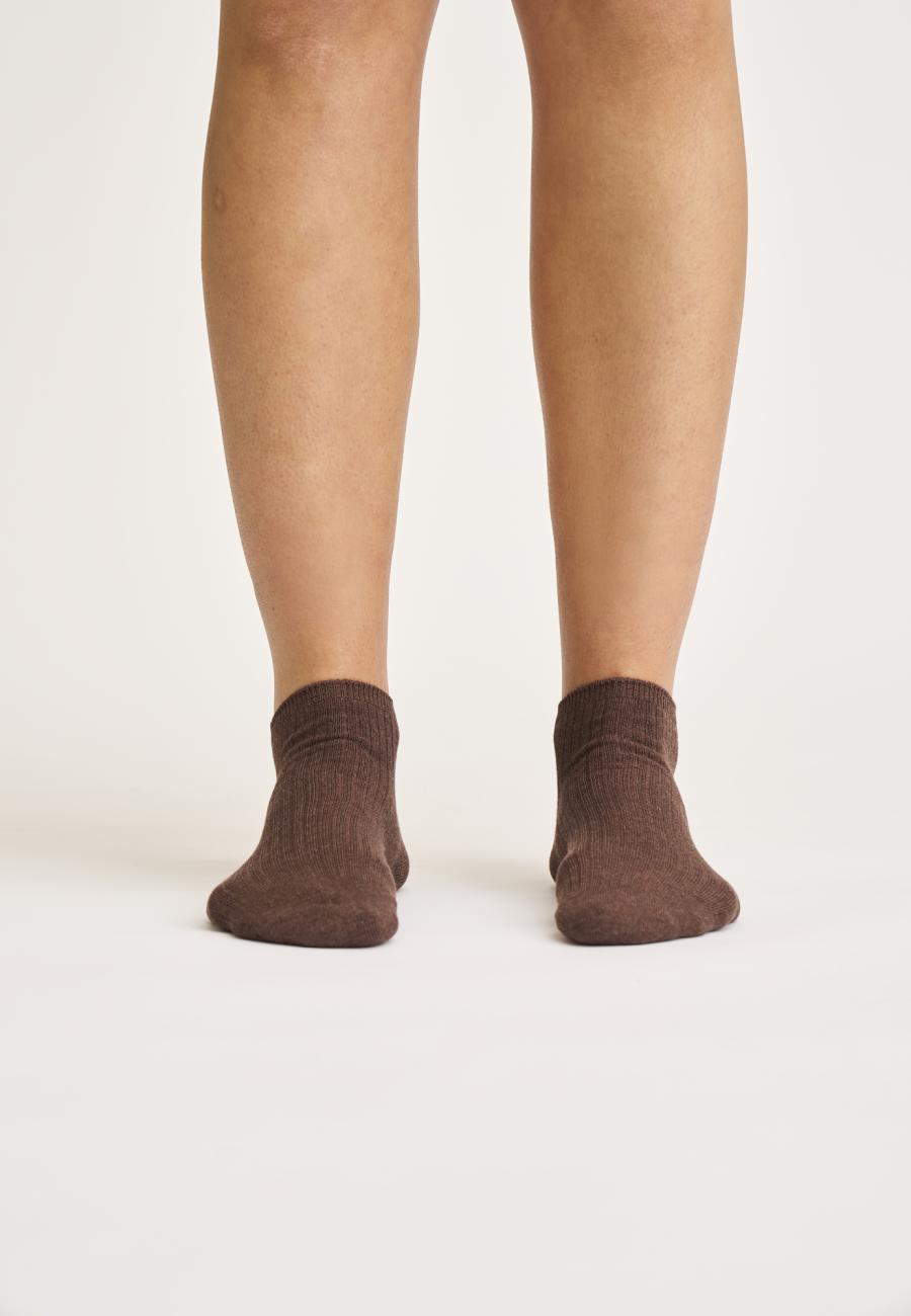 Footies "rib" | Bambusviskose | Braun -JBS of Denmark Women
