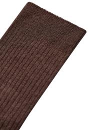 Strümpfe "rib" | Bambusviskose | Braun -JBS of Denmark Women