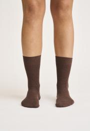 Strümpfe "rib" | Bambusviskose | Braun -JBS of Denmark Women