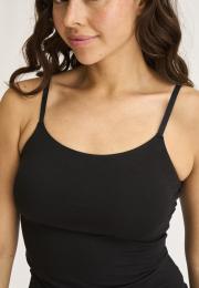 Top m. Support | Bambusviskose | Schwarz -JBS of Denmark Women
