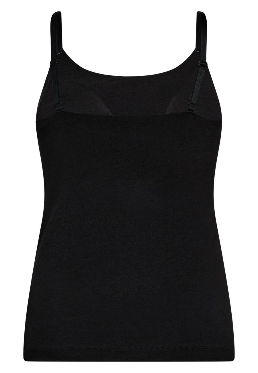 Top m. Support | Bambusviskose | Schwarz -JBS of Denmark Women