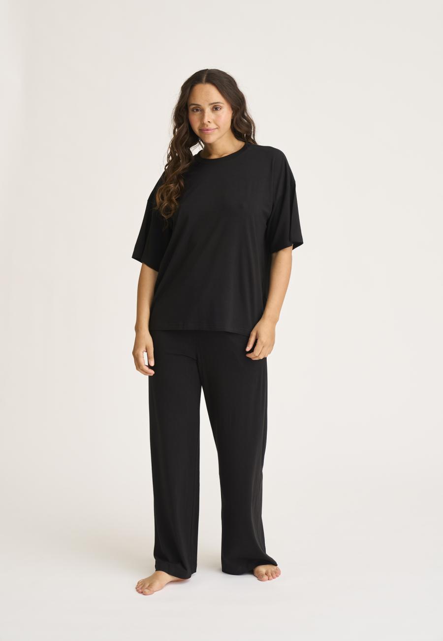 Oversize Tee | Bambusviskose | Schwarz -JBS of Denmark Women