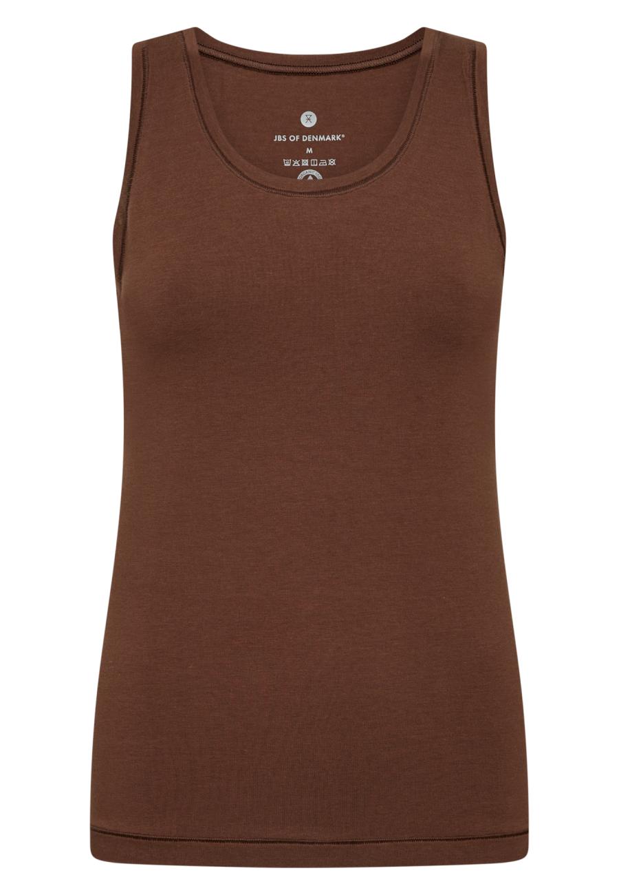 Tanktop | Bambusviskose | Braun -JBS of Denmark Women