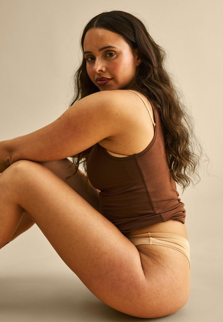 Tanktop | Bambusviskose | Braun -JBS of Denmark Women