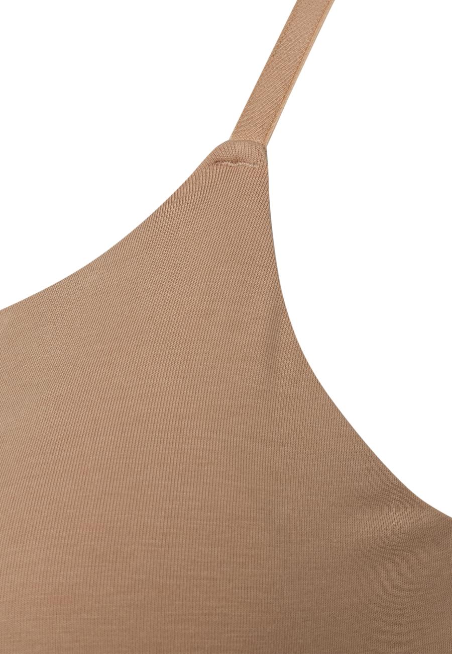 Top mit Support | Bambusviskose | Nude -JBS of Denmark Women