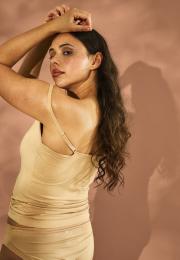 Top mit Support | Bambusviskose | Nude -JBS of Denmark Women