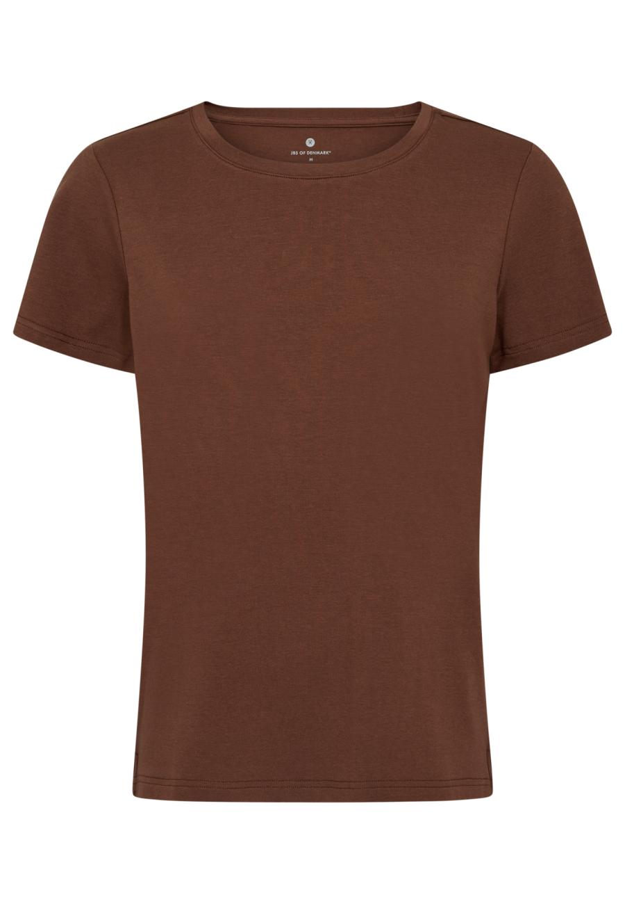 T-shirt | Bambusviskose | Braun -JBS of Denmark Women