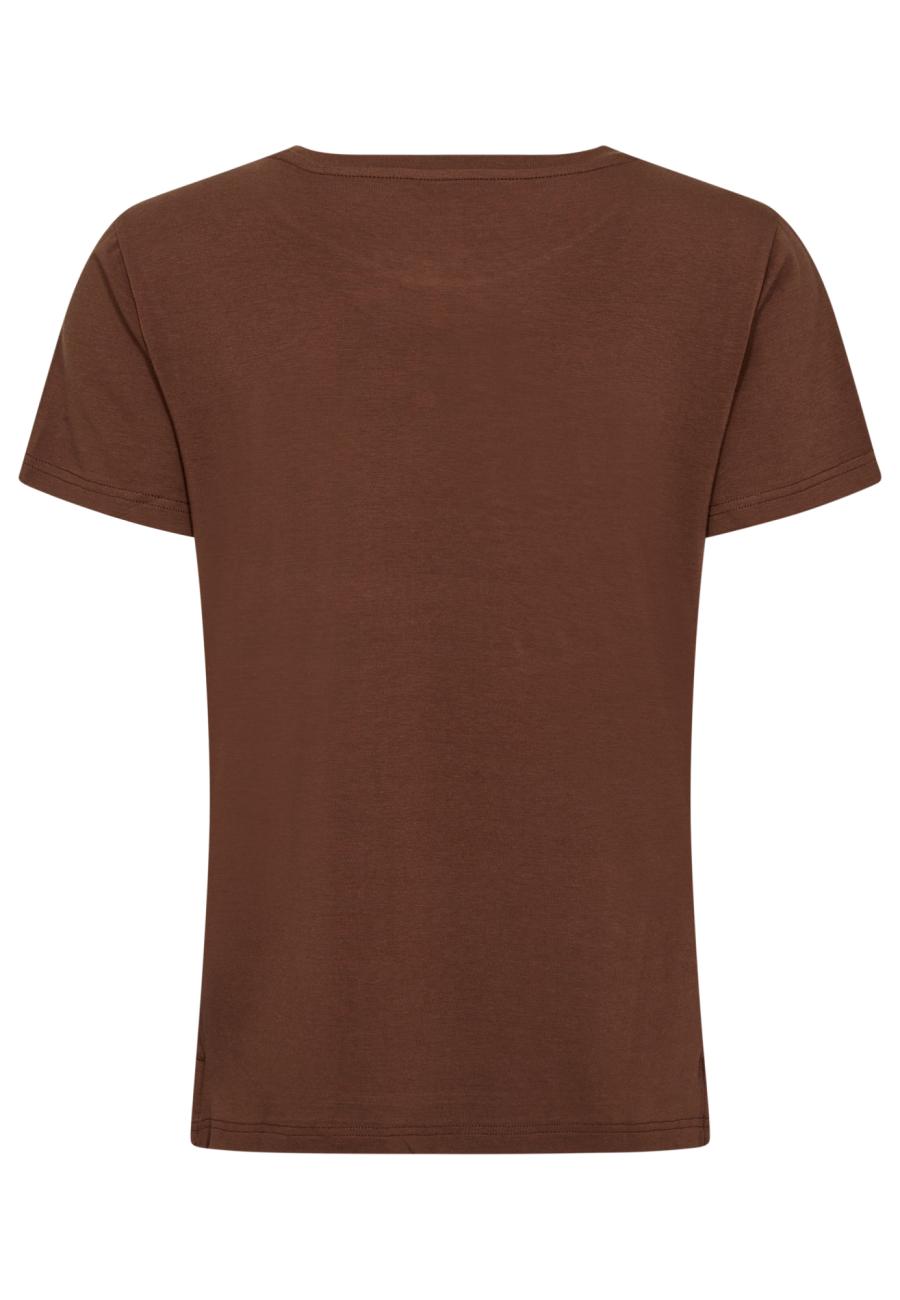 T-shirt | Bambusviskose | Braun -JBS of Denmark Women