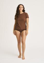 T-shirt | Bambusviskose | Braun -JBS of Denmark Women