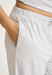 Hose „gerades Bein“ | Bambusviskose | Hellgrau meliert -JBS of Denmark Women