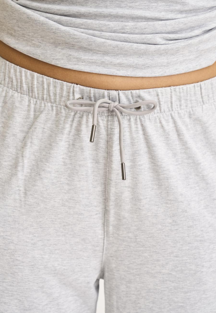 Hose „gerades Bein“ | Bambusviskose | Hellgrau meliert -JBS of Denmark Women