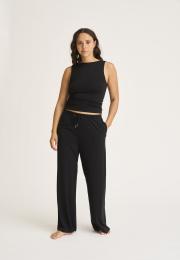 Hose „gerades Bein“ | Bambusviskose | Schwarz -JBS of Denmark Women