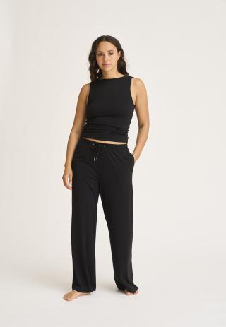 Hose „gerades Bein“ | Bambusviskose | Schwarz -JBS of Denmark Women
