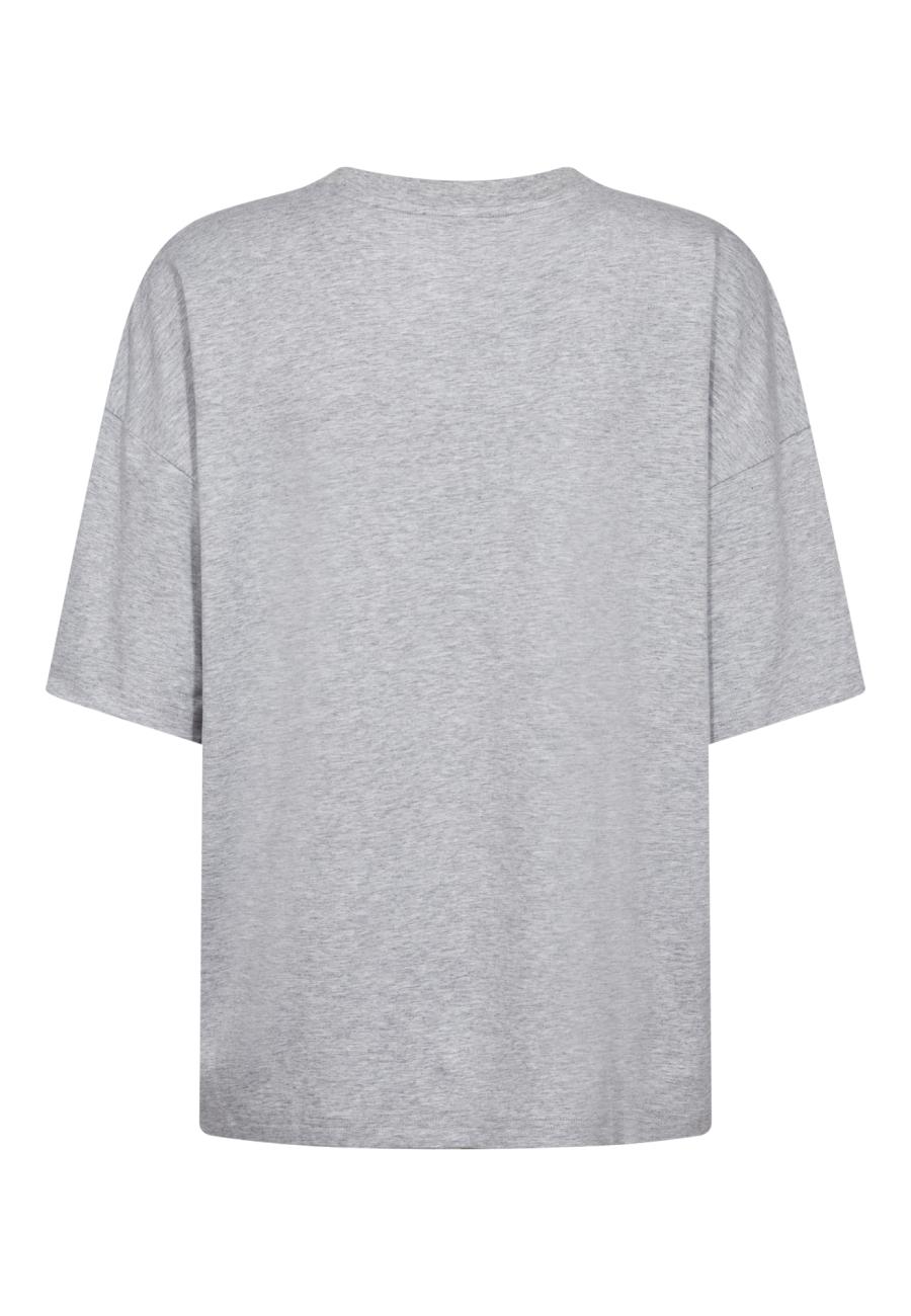 Oversize Tee | Bambusviskose | Hellgrau melange -JBS of Denmark Women