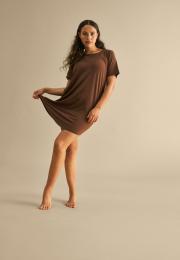 Big Shirt | Bambusviskose | Braun -JBS of Denmark Women