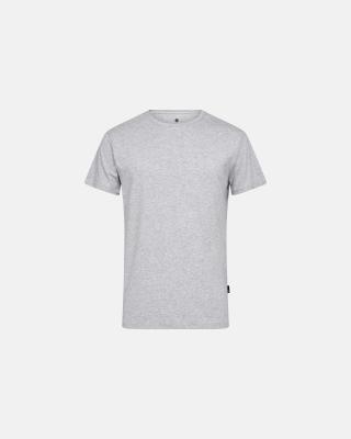 T-Shirt O-Ausschnitt | Bambusviskose | Hellgrau Melange -JBS of Denmark Men