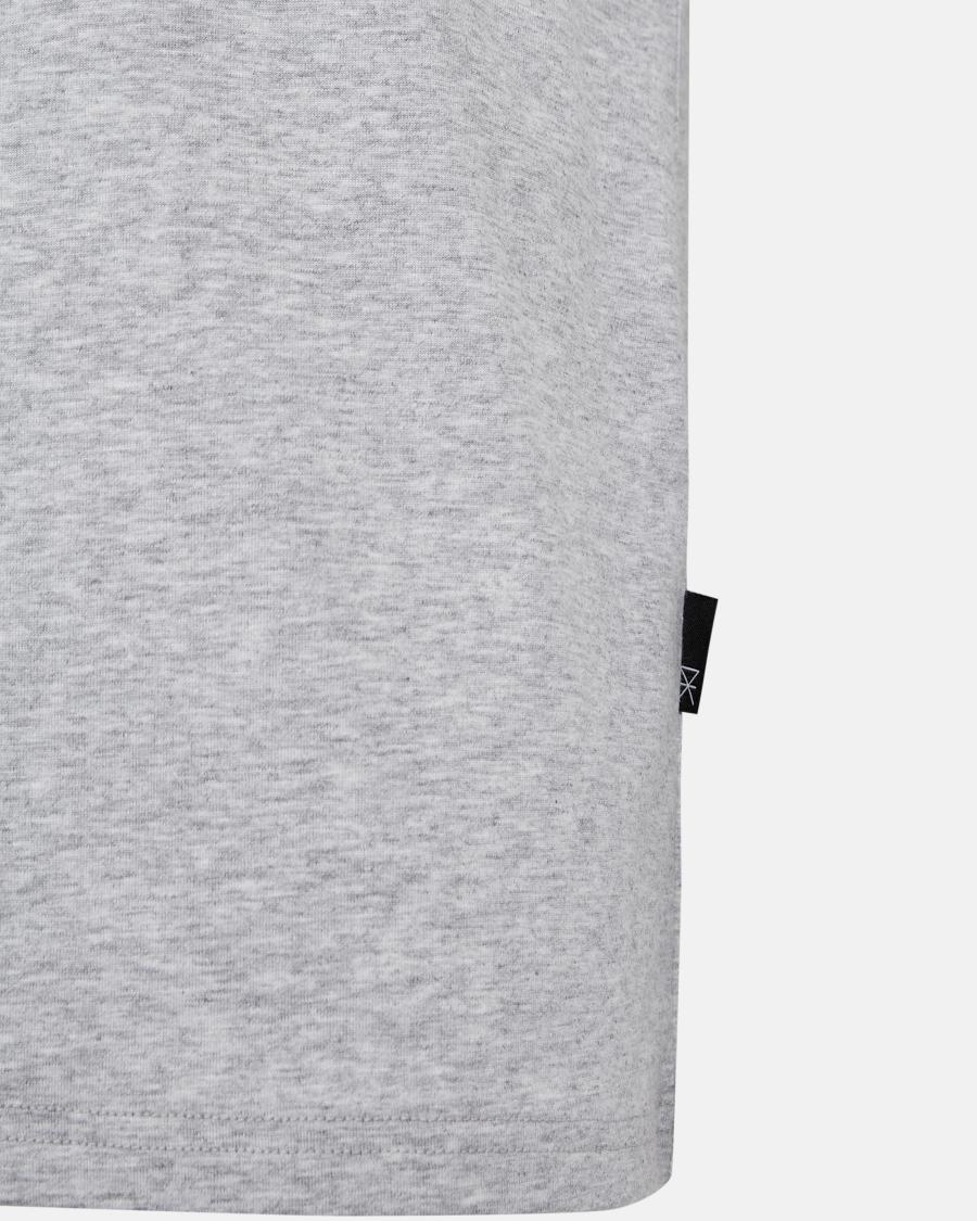 T-Shirt O-Ausschnitt | Bambusviskose | Hellgrau Melange -JBS of Denmark Men