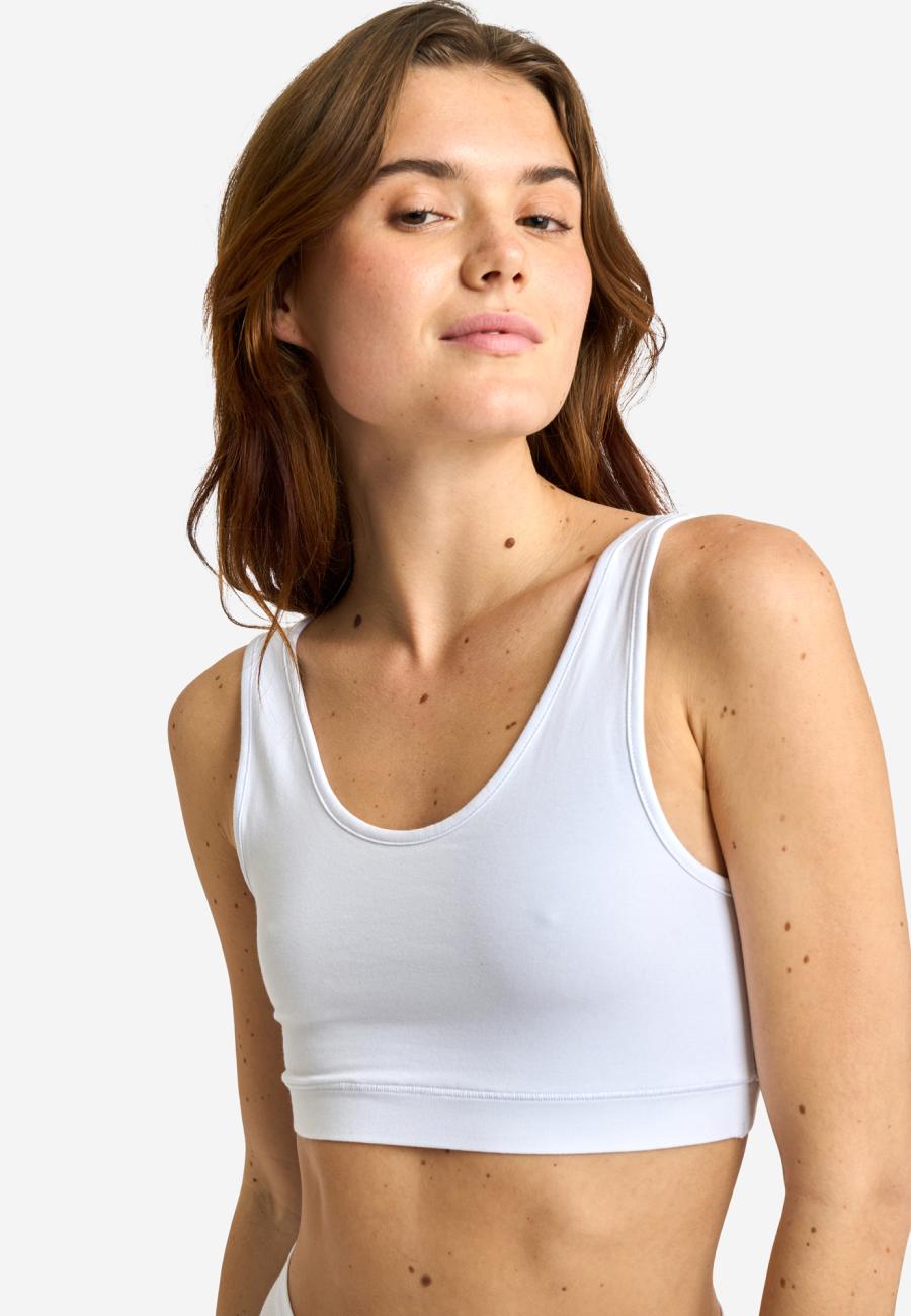 Bustier | Bambus-Viskose | weiß -JBS of Denmark Women