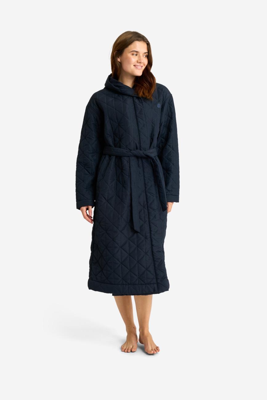 Bademantel, Fleece | Polyester | navy -JBS of Denmark Women