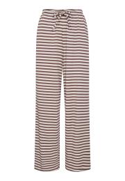 Loungehose, Ripp | Bambus-Viskose | dunkelrosa gestreift -JBS of Denmark Women