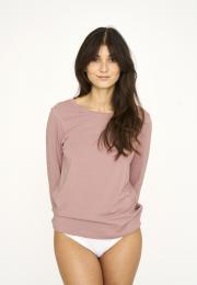 Langarm-Shirt | Bio-Bambusviskose | Rosa -JBS of Denmark Women