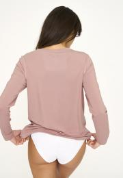 Langarm-Shirt | Bio-Bambusviskose | Rosa -JBS of Denmark Women