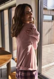 Langarm-Shirt | Bio-Bambusviskose | Rosa -JBS of Denmark Women