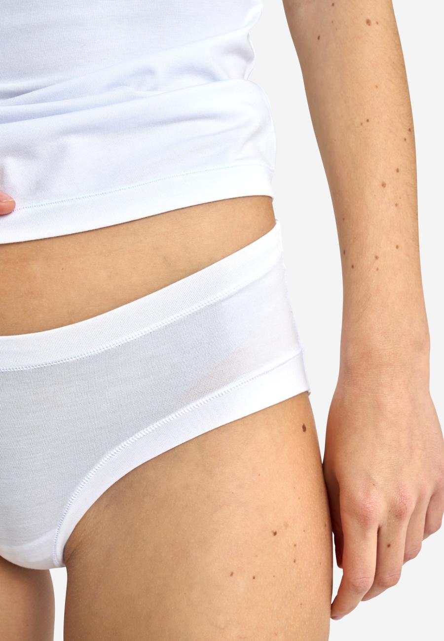 Hipster, 3er-Pack | Bambus-Viskose | weiß -JBS of Denmark Women