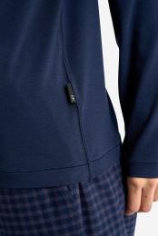 Langarm-Shirt | Bambus-Viskose | navy -JBS of Denmark Women