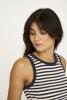 Tanktop, Ripp | Bambus-Viskose | blau gestreift -JBS of Denmark Women