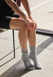 Strümpfe, Ripp | Bambus-Viskose | hellgrau -JBS of Denmark Women