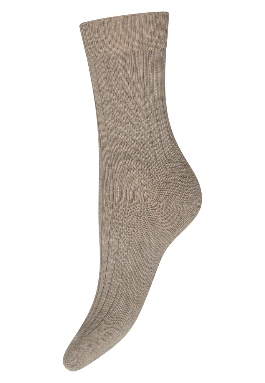 Strümpfe, Ripp | Bambus-Viskose | sand -JBS of Denmark Women