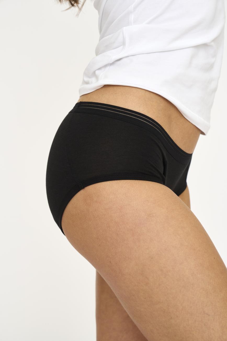 Hipster, Absorbent 50ml | Bio-Bambus-Viskose | schwarz -JBS of Denmark Women